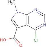 4-Chloro-7-methyl-7H-pyrrolo[2,3-d]pyrimidine-5-carboxylic Acid