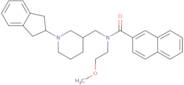 N-[[1-(2,3-Dihydro-1H-inden-2-yl)piperidin-3-yl]methyl]-N-(2-methoxyethyl)naphthalene-2-carboxamide