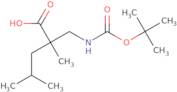 2-({[(tert-Butoxy)carbonyl]amino}methyl)-2,4-dimethylpentanoic acid