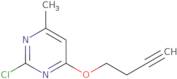 4-(But-3-yn-1-yloxy)-2-chloro-6-methylpyrimidine