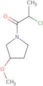 2-Chloro-1-(3-methoxypyrrolidin-1-yl)propan-1-one