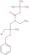 tert-Butyl N-(3-bromo-2-methyl-2-phenylmethoxypropyl)-N-ethylcarbamate