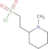 2-(1-Methylpiperidin-2-yl)ethane-1-sulfonyl chloride