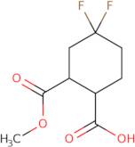 (1R,2R)-4,4-Difluoro-2-methoxycarbonylcyclohexane-1-carboxylic acid