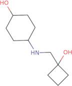 4-{[(1-Hydroxycyclobutyl)methyl]amino}cyclohexan-1-ol