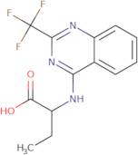 2-{[2-(Trifluoromethyl)quinazolin-4-yl]amino}butanoic acid