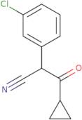 2-(3-Chlorophenyl)-3-cyclopropyl-3-oxopropanenitrile