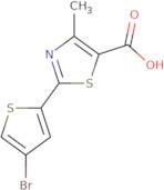 2-(4-Bromothiophen-2-yl)-4-methyl-1,3-thiazole-5-carboxylic acid