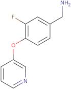 [3-Fluoro-4-(pyridin-3-yloxy)phenyl]methanamine