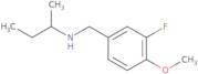 (Butan-2-yl)[(3-fluoro-4-methoxyphenyl)methyl]amine