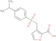 3-{[4-(Propan-2-yl)benzenesulfonyl]methyl}furan-2-carboxylic acid