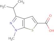 1-Methyl-3-(propan-2-yl)-1H-thieno[2,3-c]pyrazole-5-carboxylic acid