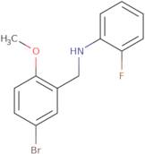 N-[(5-Bromo-2-methoxyphenyl)methyl]-2-fluoroaniline