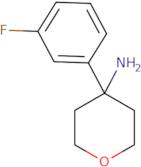 4-(3-Fluorophenyl)oxan-4-amine