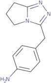 4-{5H,6H,7H-Pyrrolo[2,1-c][1,2,4]triazol-3-ylmethyl}aniline