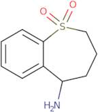 5-Amino-2,3,4,5-tetrahydro-1λ⁶-benzothiepine-1,1-dione