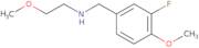 [(3-Fluoro-4-methoxyphenyl)methyl](2-methoxyethyl)amine