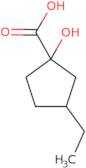 3-Ethyl-1-hydroxycyclopentane-1-carboxylic acid