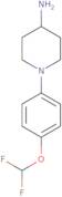 1-[4-(Difluoromethoxy)phenyl]piperidin-4-amine