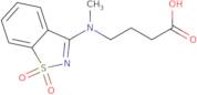 4-[(1,1-Dioxo-1,2-benzothiazol-3-yl)(methyl)amino]butanoic acid