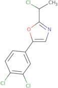 2-(1-Chloroethyl)-5-(3,4-dichlorophenyl)-1,3-oxazole