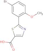 2-(5-Bromo-2-methoxyphenyl)-1,3-thiazole-5-carboxylic acid