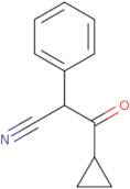 3-Cyclopropyl-3-oxo-2-phenylpropanenitrile