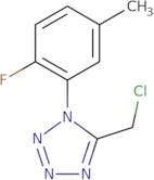 5-(Chloromethyl)-1-(2-fluoro-5-methylphenyl)-1H-1,2,3,4-tetrazole