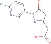 2-[1-(6-Chloropyridazin-3-yl)-5-oxo-4,5-dihydro-1H-pyrazol-3-yl]acetic acid