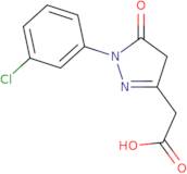 2-[1-(3-Chlorophenyl)-5-oxo-4,5-dihydro-1H-pyrazol-3-yl]acetic acid