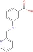 3-{[(Pyridin-2-yl)methyl]amino}benzoic acid