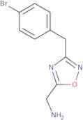 [3-(4-Bromobenzyl)-1,2,4-oxadiazol-5-yl]methanamine