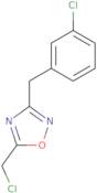 5-(Chloromethyl)-3-[(3-chlorophenyl)methyl]-1,2,4-oxadiazole