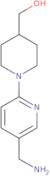 {1-[5-(Aminomethyl)pyridin-2-yl]piperidin-4-yl}methanol