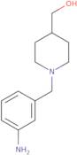 {1-[(3-Aminophenyl)methyl]piperidin-4-yl}methanol