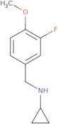 N-[(3-Fluoro-4-methoxyphenyl)methyl]cyclopropanamine