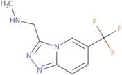 N-Methyl-1-(6-(trifluoromethyl)-[1,2,4]triazolo[4,3-a]pyridin-3-yl)methanamine