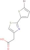 2-[2-(5-Bromothiophen-2-yl)-1,3-thiazol-4-yl]acetic acid