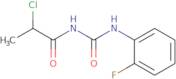 3-(2-Chloropropanoyl)-1-(2-fluorophenyl)urea