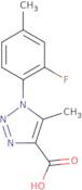 1-(2-Fluoro-4-methylphenyl)-5-methyl-1H-1,2,3-triazole-4-carboxylic acid