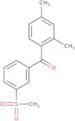 (2,4-Dimethylphenyl)(3-methanesulfonylphenyl)methanone