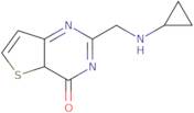 2-[(Cyclopropylamino)methyl]-3H,4H-thieno[3,2-d]pyrimidin-4-one