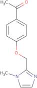 1-{4-[(1-Methyl-1H-imidazol-2-yl)methoxy]phenyl}ethan-1-one