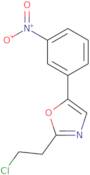 2-(2-Chloroethyl)-5-(3-nitrophenyl)-1,3-oxazole