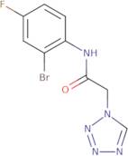 N-(2-Bromo-4-fluorophenyl)-2-(1H-1,2,3,4-tetrazol-1-yl)acetamide