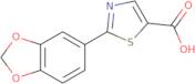 2-(1,3-Dioxaindan-5-yl)-1,3-thiazole-5-carboxylic acid