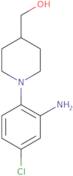 [1-(2-Amino-4-chlorophenyl)piperidin-4-yl]methanol