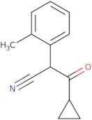 3-Cyclopropyl-2-(2-methylphenyl)-3-oxopropanenitrile