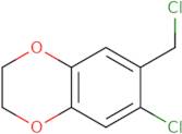 6-Chloro-7-(chloromethyl)-2,3-dihydro-1,4-benzodioxine