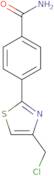 4-[4-(Chloromethyl)-1,3-thiazol-2-yl]benzamide